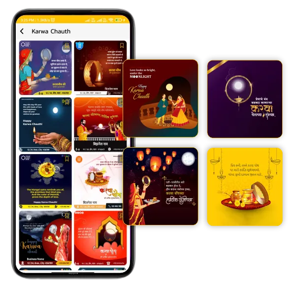 Karva Chauth festival poster